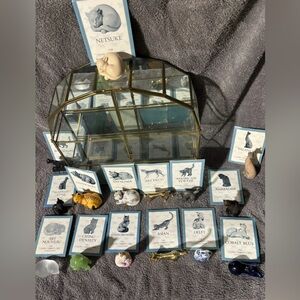 Franklin Mint Curio Cabinet Cat Collection